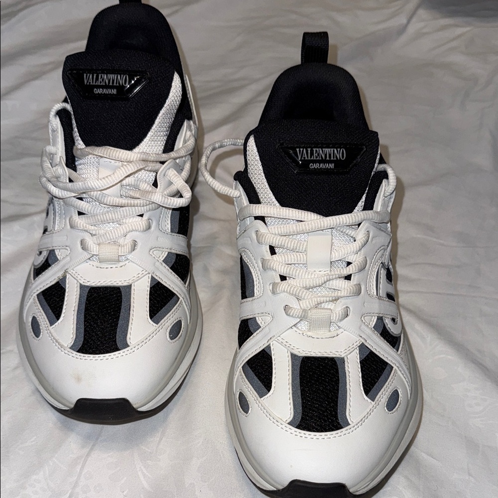 Valentino Monochrome Athletic Shoes